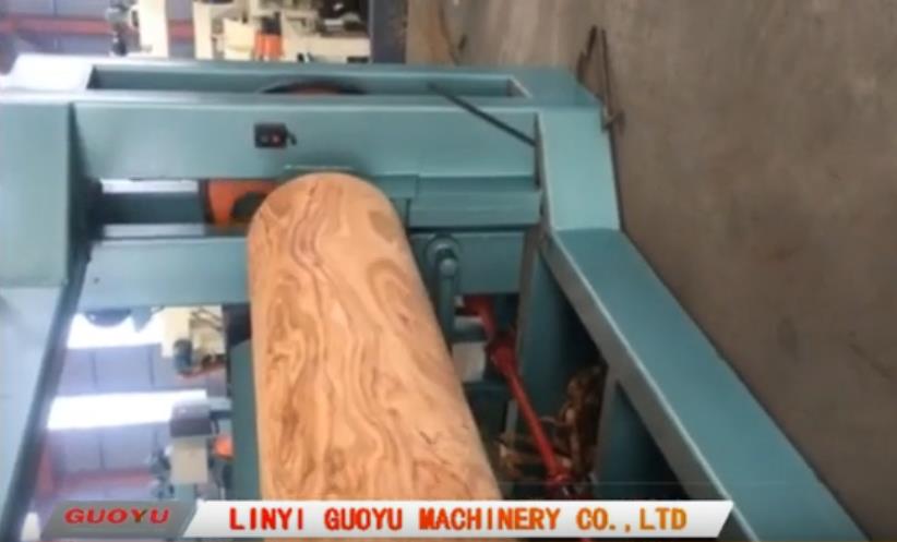 10ft plywood face back veneer spindle rotatary peeling machine